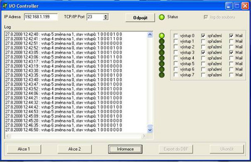 I/O Controller - nhled software